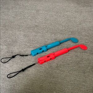 Nintendo Wireless Golf Club Left and Right Controllers